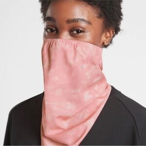 Athleta Made to Move Gaiter Dace Covering size M/L Pink Tie Dye